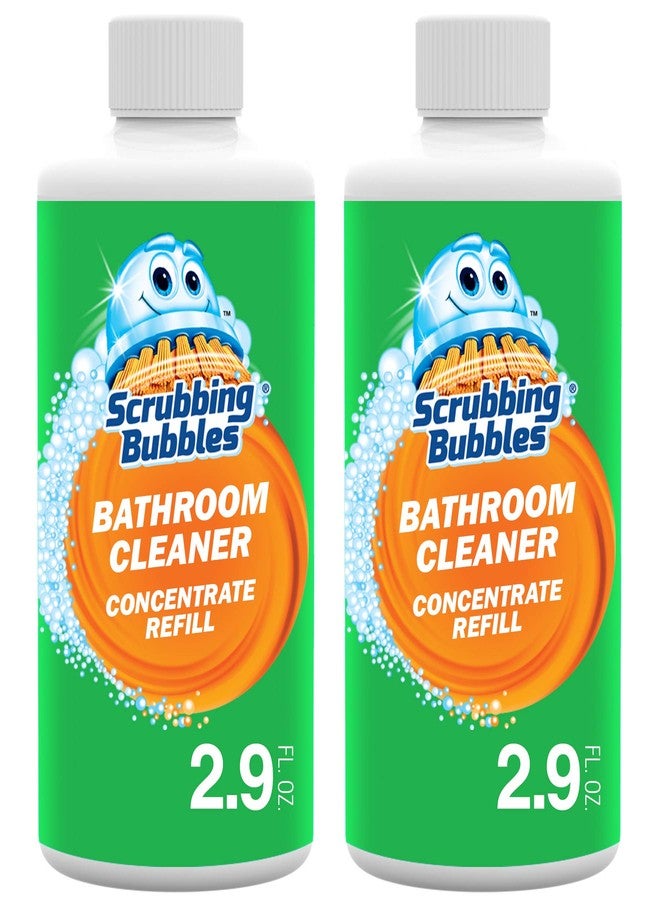 Scrubbing Bubbles Multi Surface Bathroom Cleaner Concentrate, Two 2.9 oz Concentrated Refill Bottles - Image 1